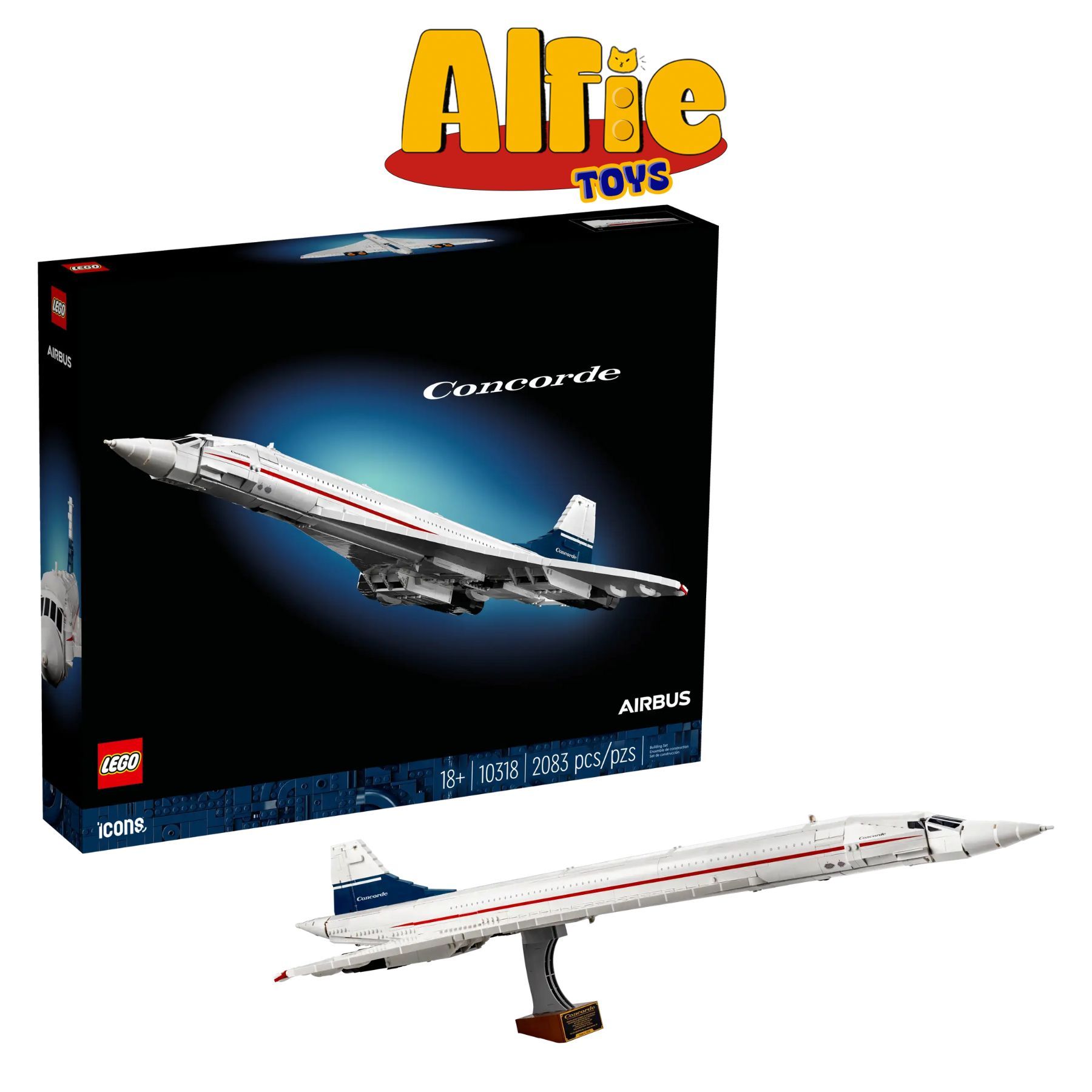 Lego Máy bay siêu thanh Concorde 10318