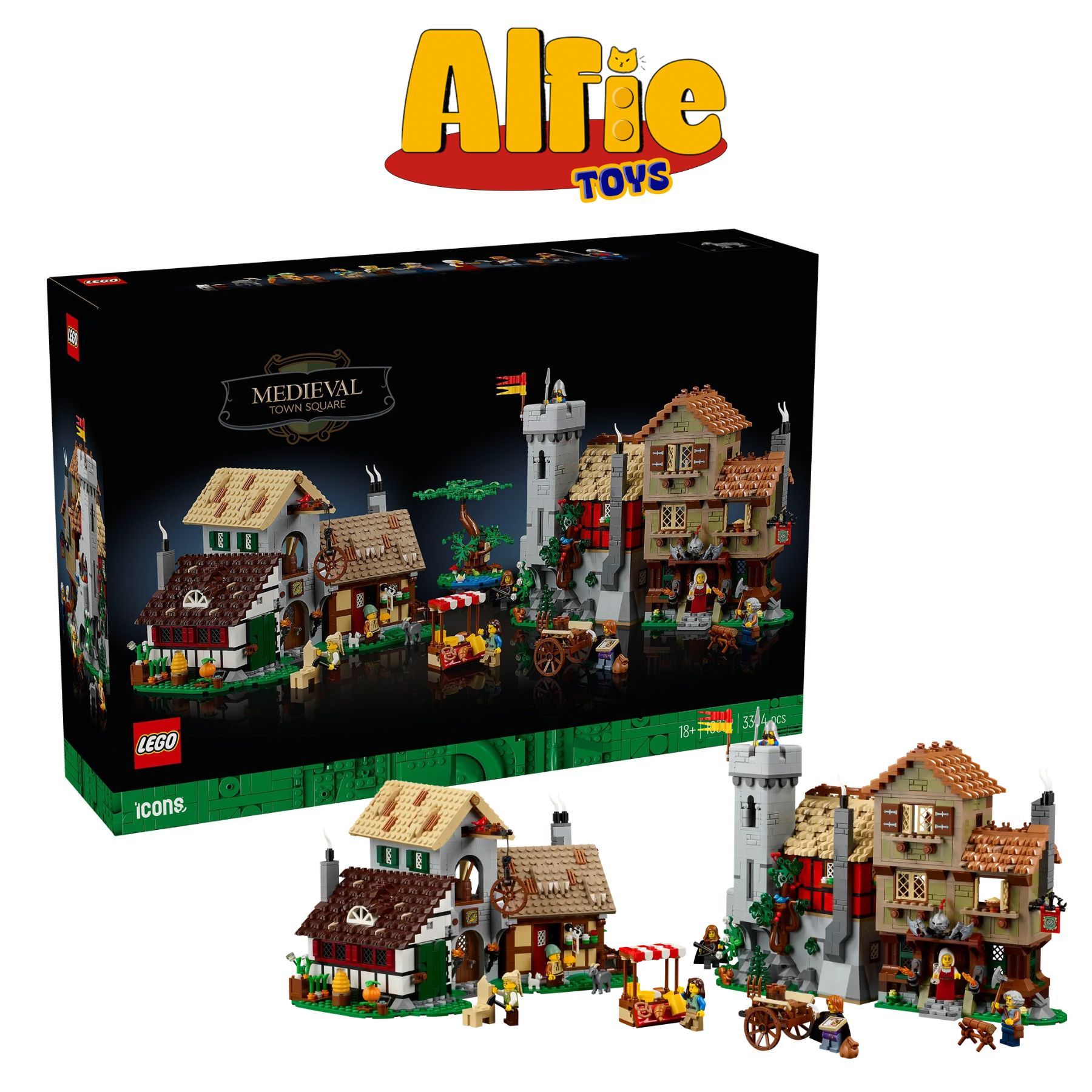 Lego Icons Medieval Town Square Quảng Trường Thị Trấn 10332