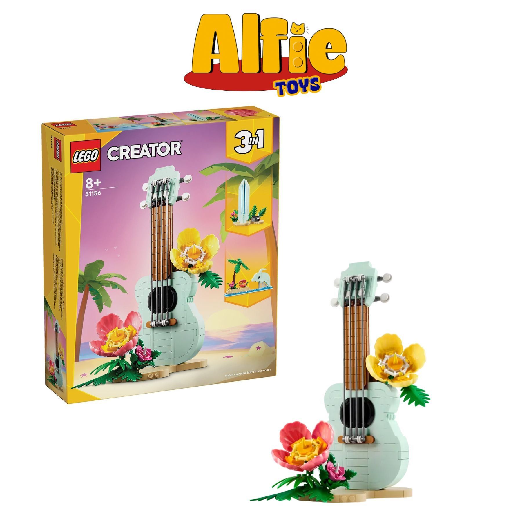 Lego Creator 3 In 1 Đàn Tropical Ukulele 31156