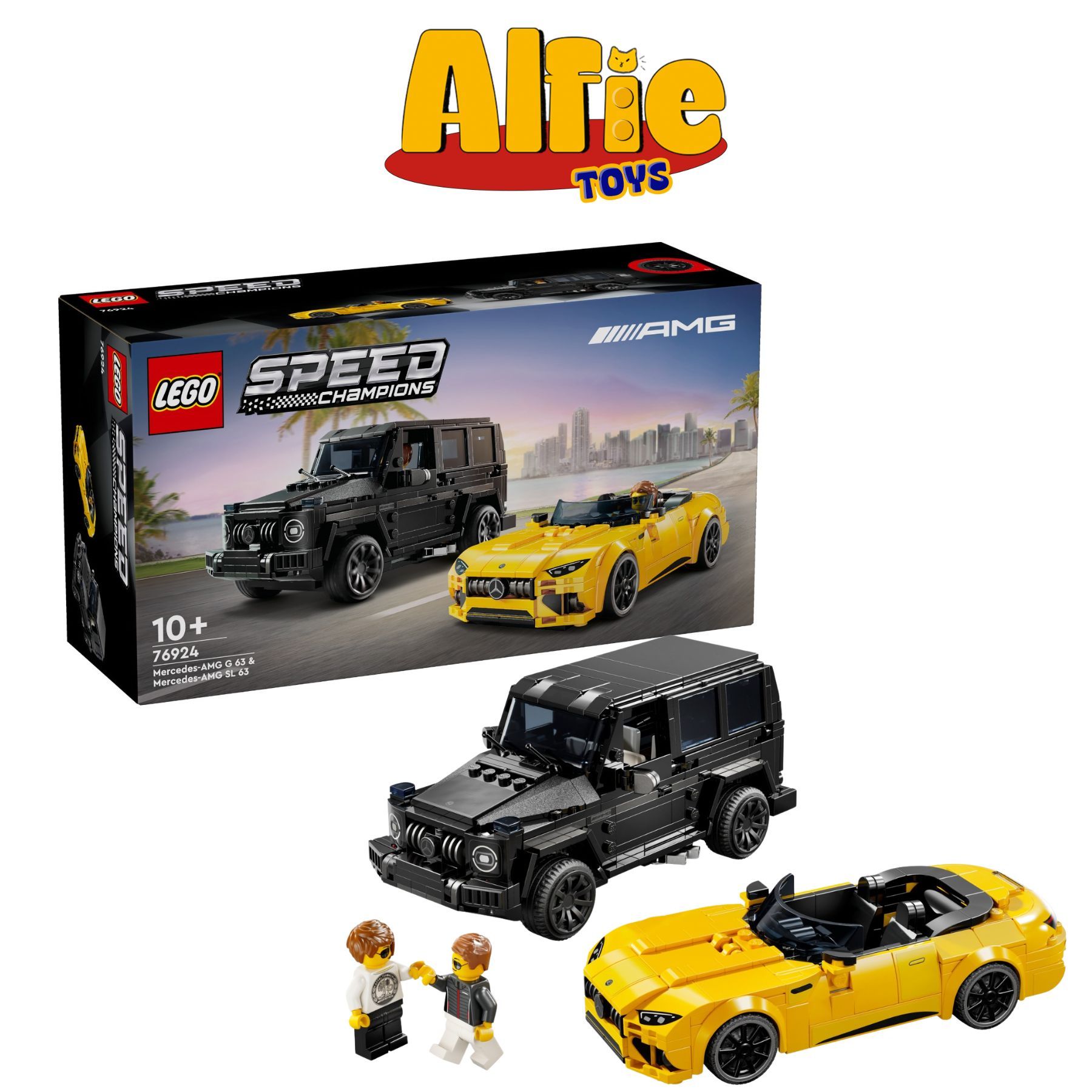 Lego Speed Champions Siêu Xe Mercedes-AMG G 63 & Mercedes-AMG 76924