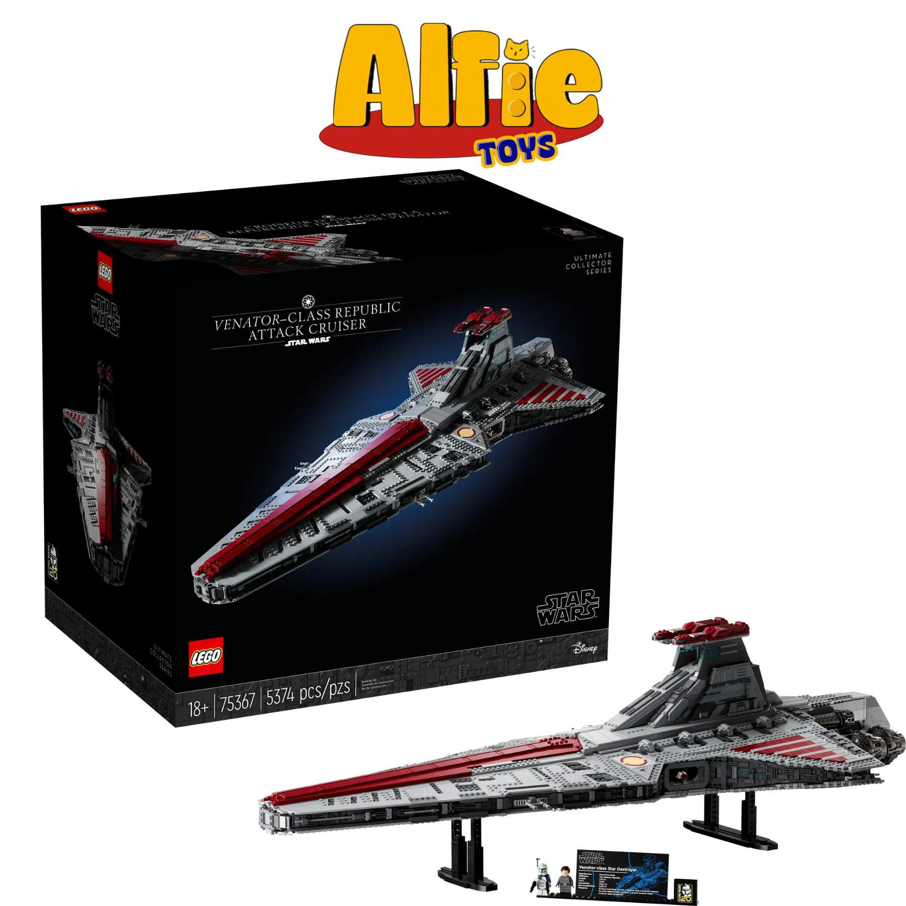 Lego Star Wars Venator-Class Republic Attack Cruiser Tàu Tuần Dương 75367