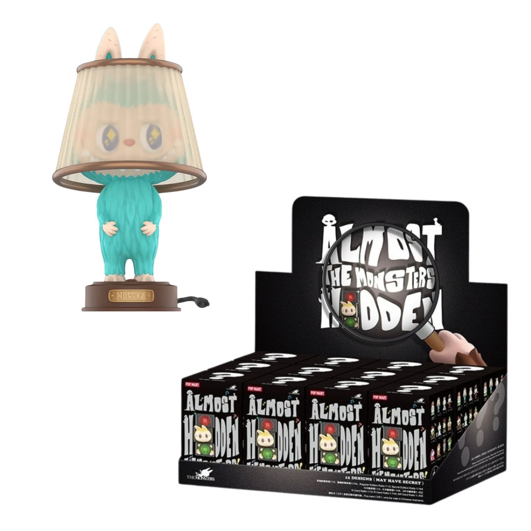 Mô Hình Đồ Chơi POP MART THE MONSTERS Almost Hidden 6941848273819