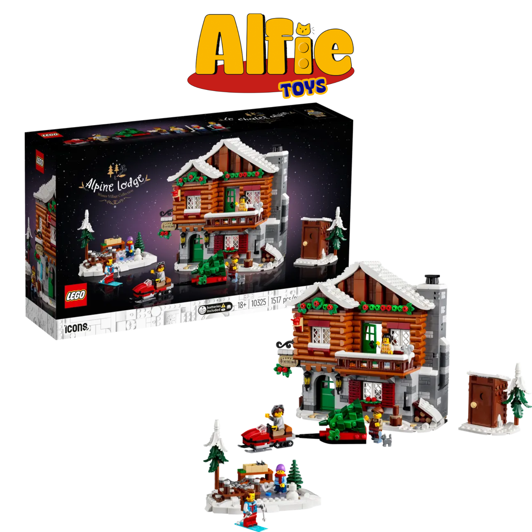 Lego ICONS Nhà Nghỉ Trên Núi Cao 10325