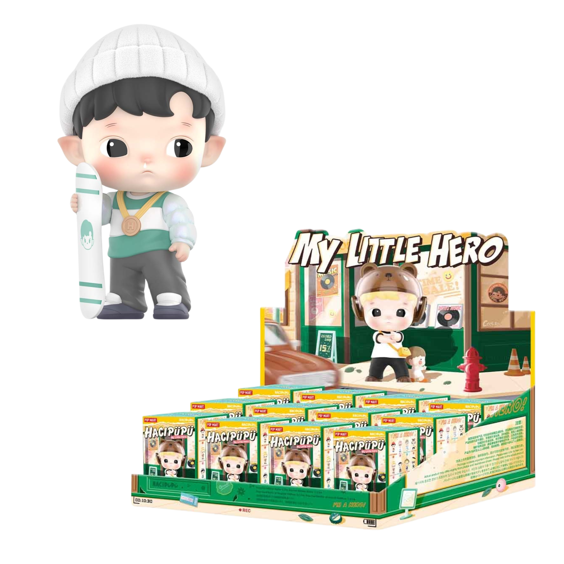 Mô Hình Đồ Chơi POP MART Hacipupu My Little Hero Series Figures 6941848227140