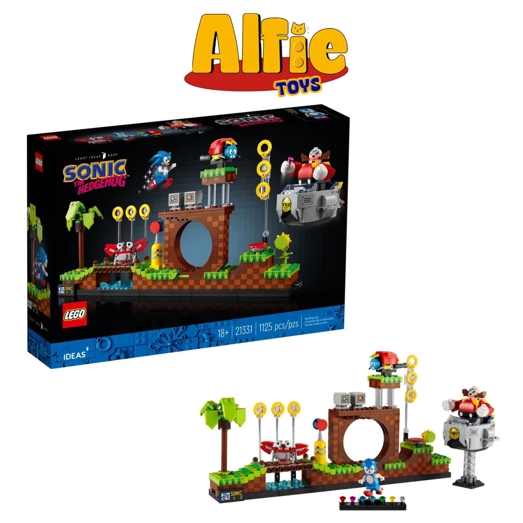 Lego Ideas Sonic the Hedgehog Đồi Xanh 21331