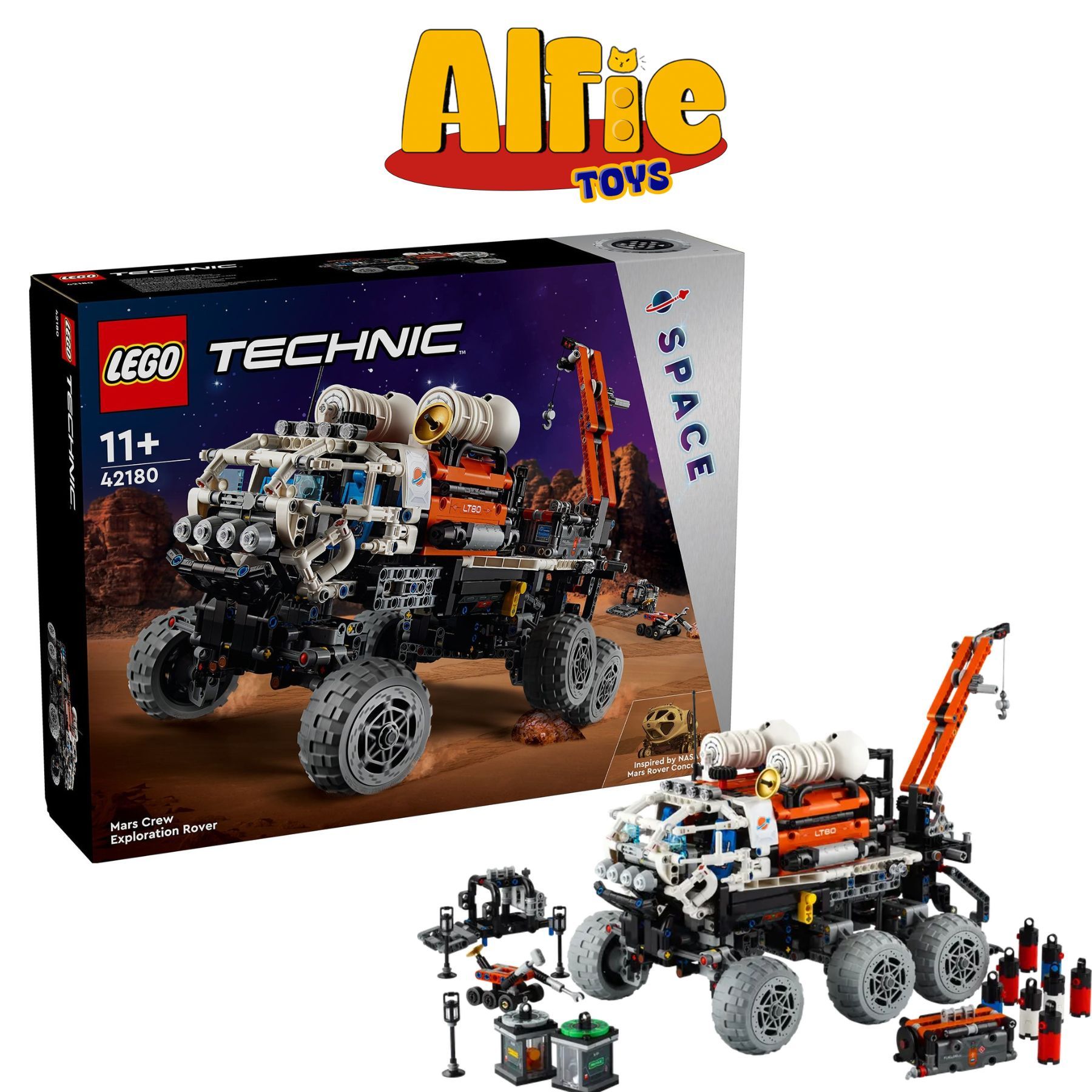 Lego Technic Mars Crew Exploration Rover Xe Thám Hiểm Sao Hỏa 42180