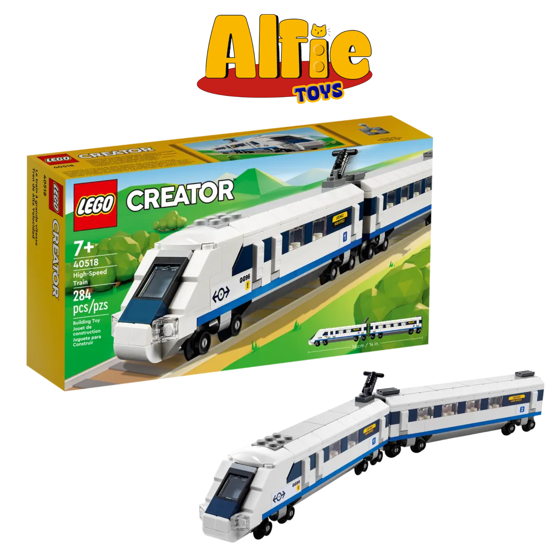 Lego Creator High Speed Train Tàu Cao Tốc 40518
