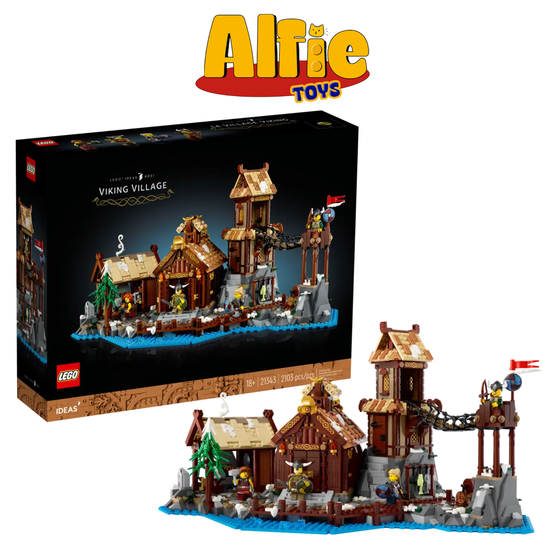 Lego Ideas Viking Village Làng Viking 21343