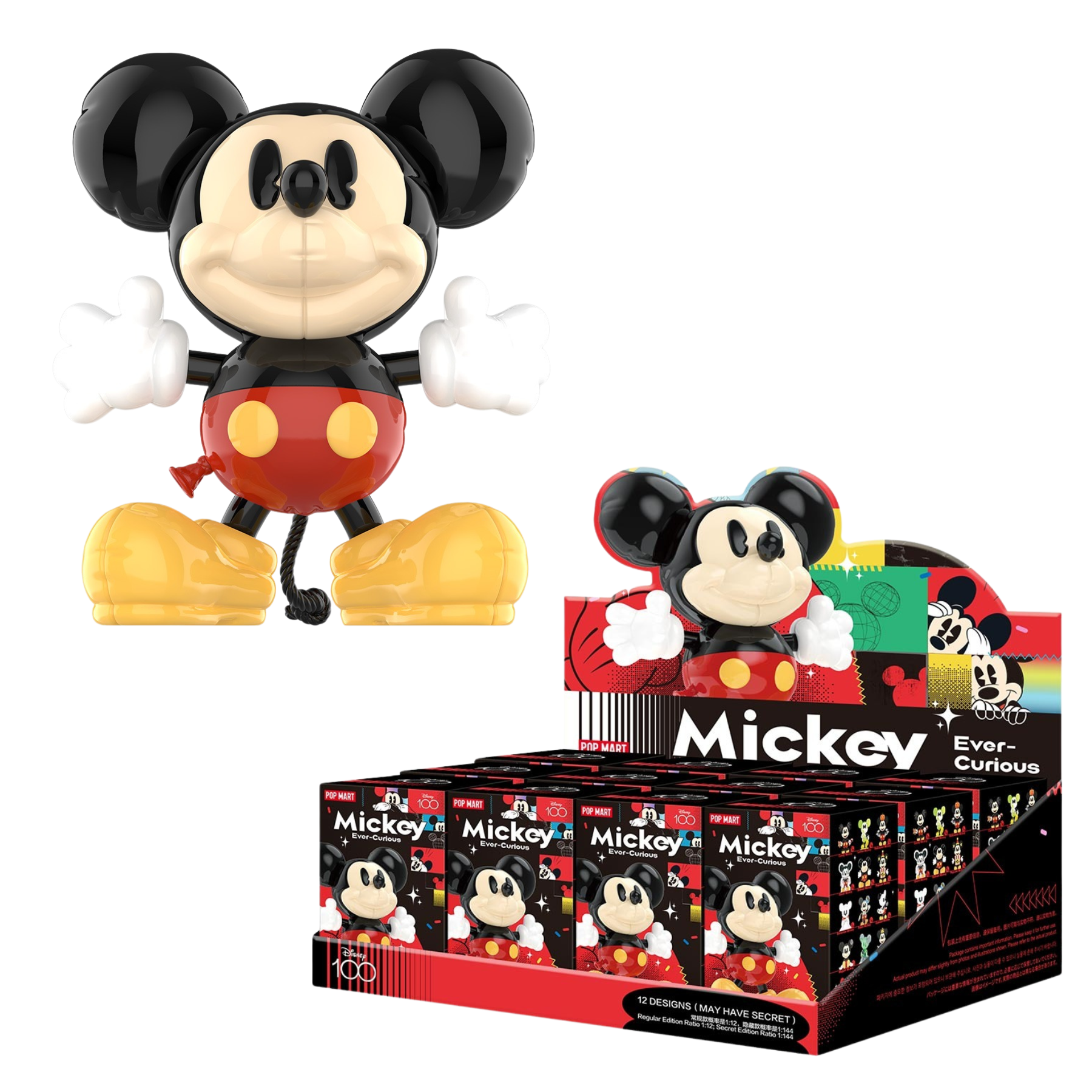 Mô Hình Disney 100th Anniversary Mickey Ever-Curious POP MART 6941848233233