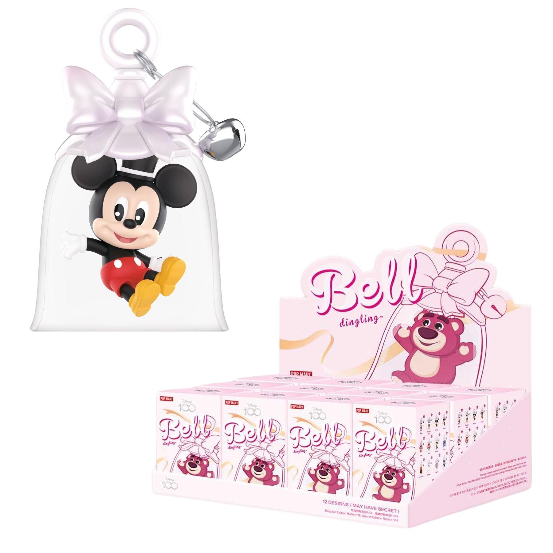 Mô Hình Đồ Chơi POP MART Disney 100Th Anniversary Bell 6941848248602