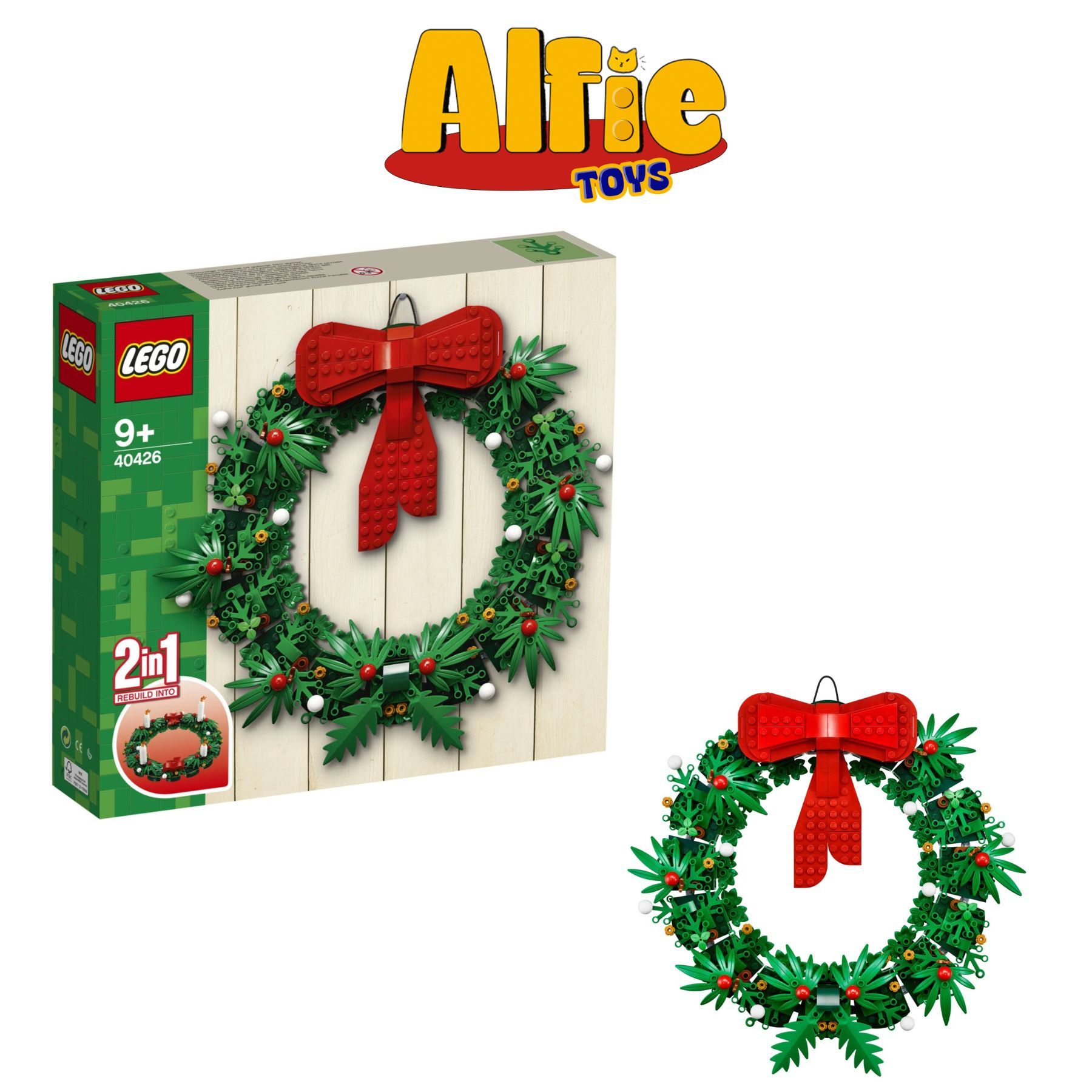 Lego Christmas Wreath 2-in-1 Vòng Hoa Giáng Sinh 2 Trong 1 40426