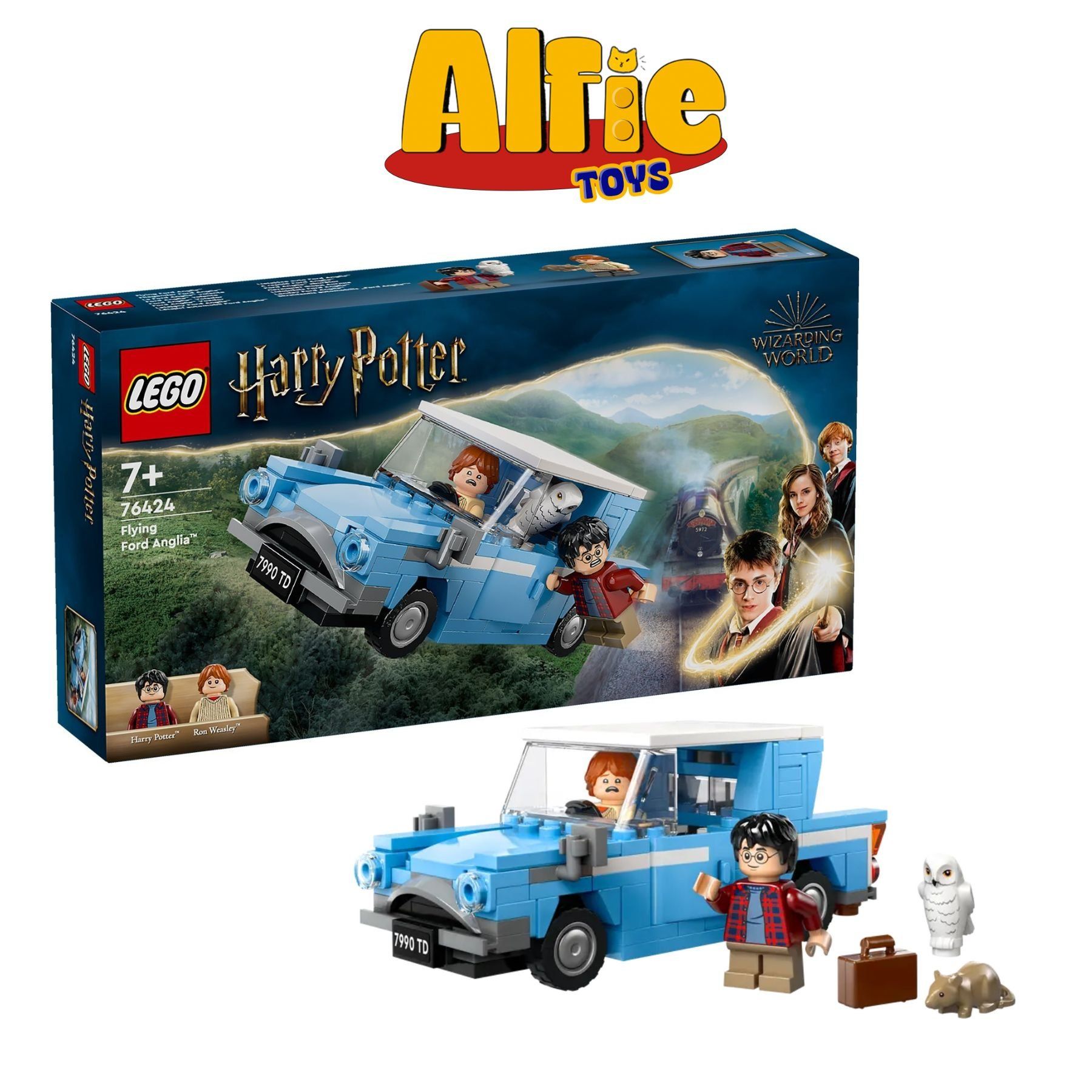 Lego Harry Potter Flying Ford Anglia Xe Bay 76424