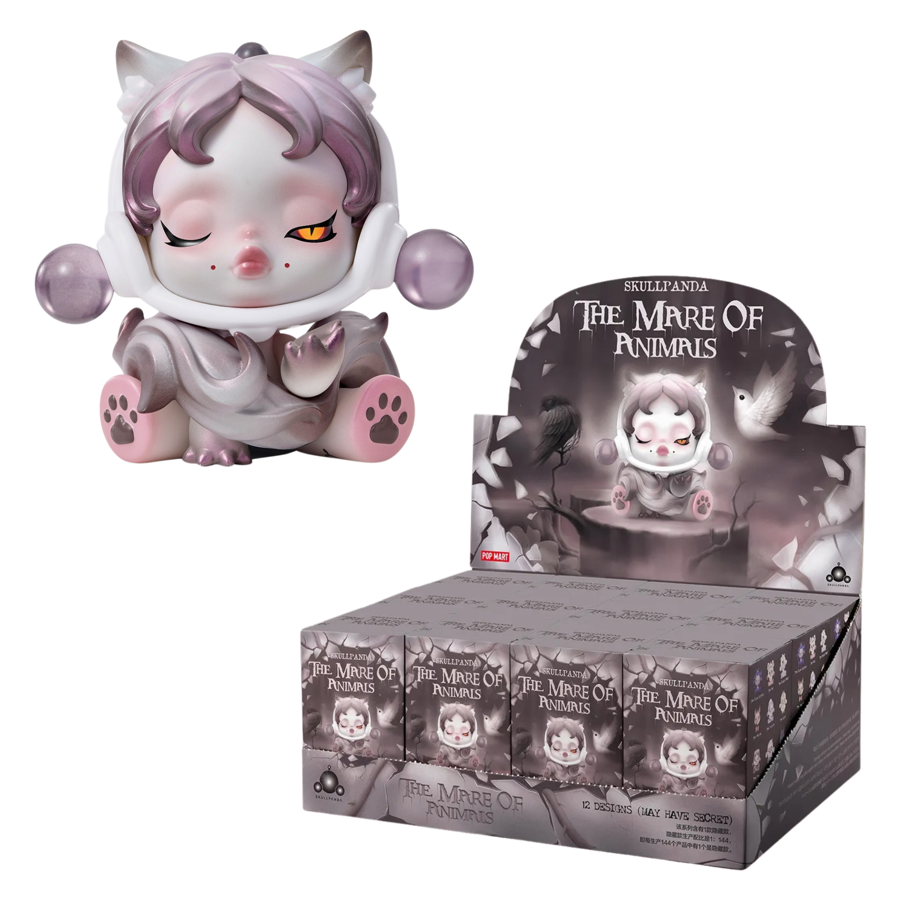 Mô Hình Đồ Chơi POP MART Skullpanda Hóa Thú 6941448689799