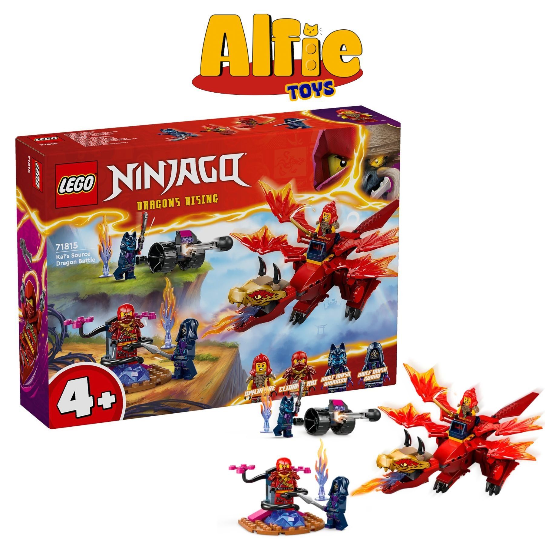 Lego Ninjago Kai's Source Dragon Battle Trận Chiến Rồng 71815