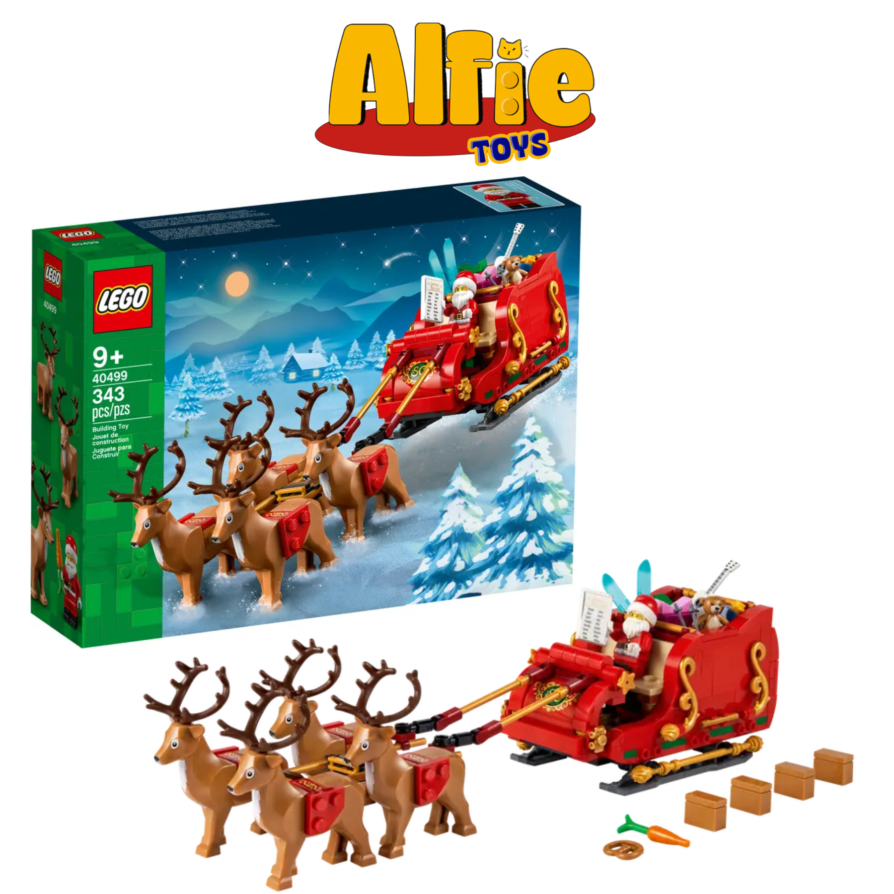 Lego Santa's Sleigh Xe Kéo Tuần Lộc Giáng Sinh Của Ông Già Noel 40499