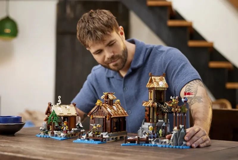 Lego Ideas Viking Village Làng Viking 21343