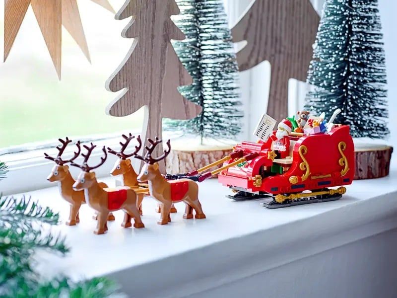 Lego Santa's Sleigh Xe Kéo Tuần Lộc Giáng Sinh Của Ông Già Noel 40499