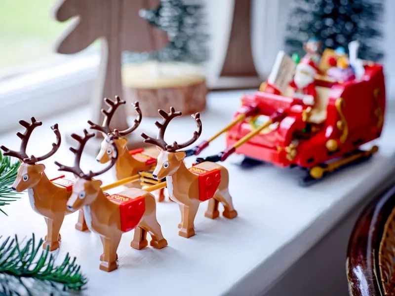 Lego Santa's Sleigh Xe Kéo Tuần Lộc Giáng Sinh Của Ông Già Noel 40499