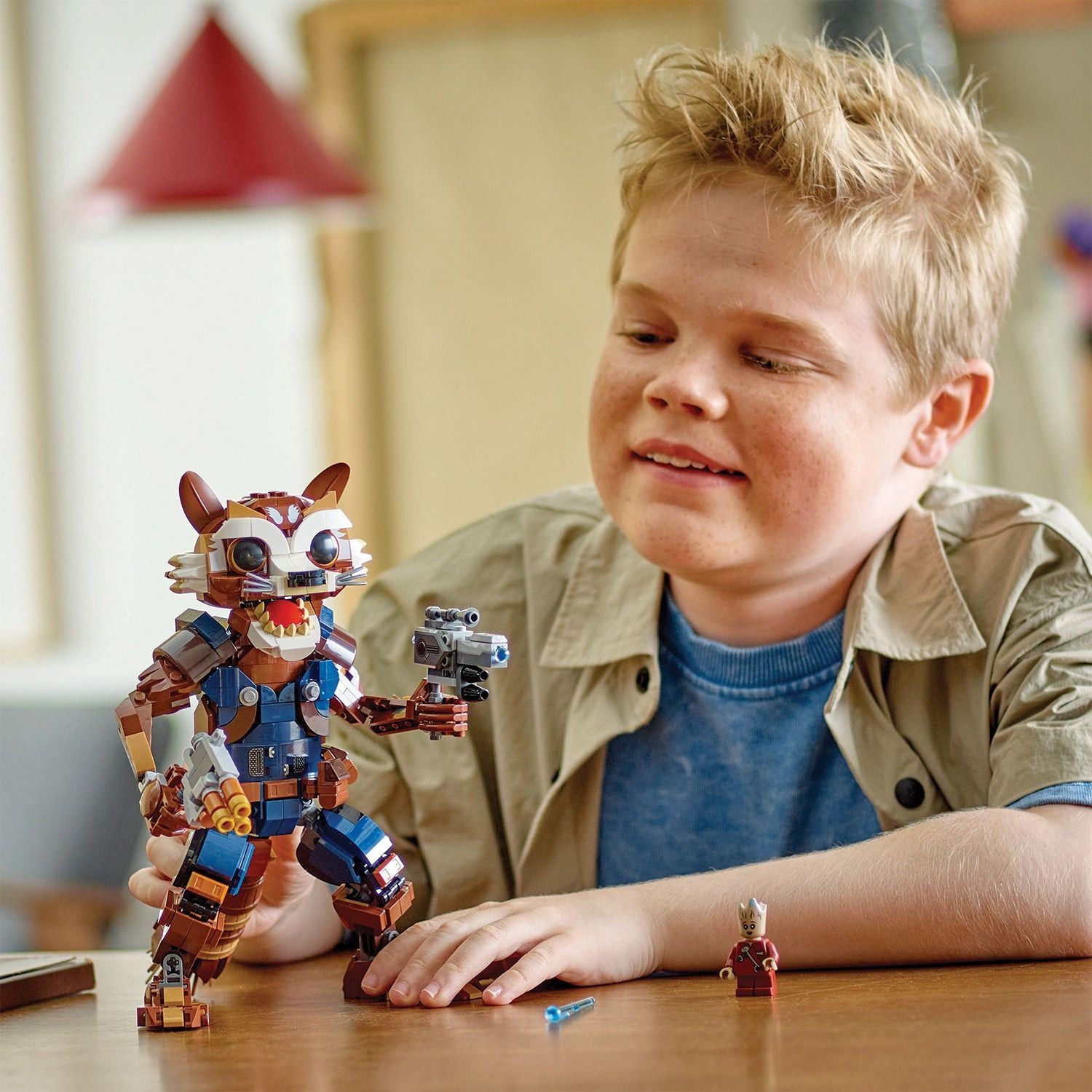 Lego Marvel Rocket Và Bé Groot 76282