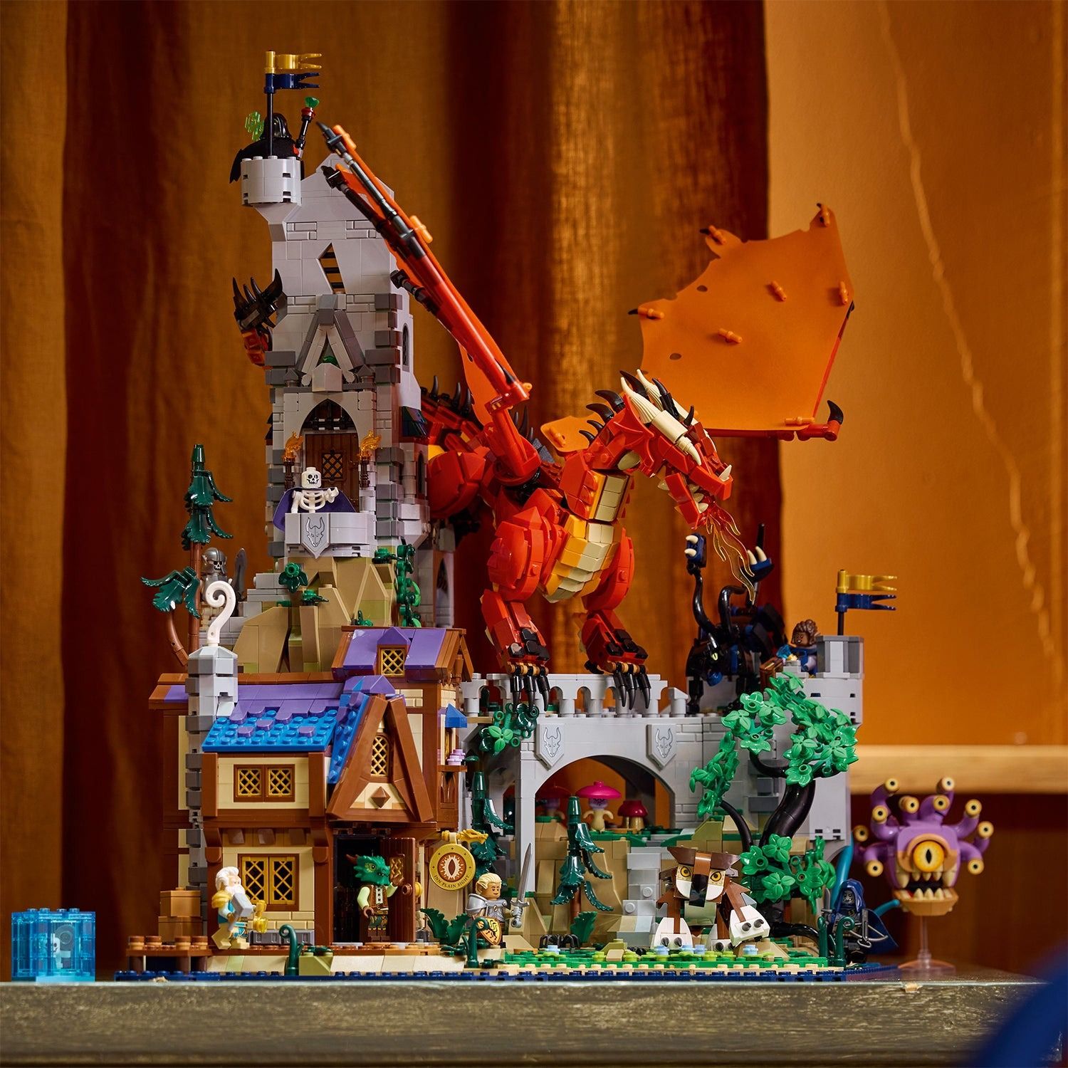 Lego Ideas Câu Chuyện Về Rồng Đỏ 21348