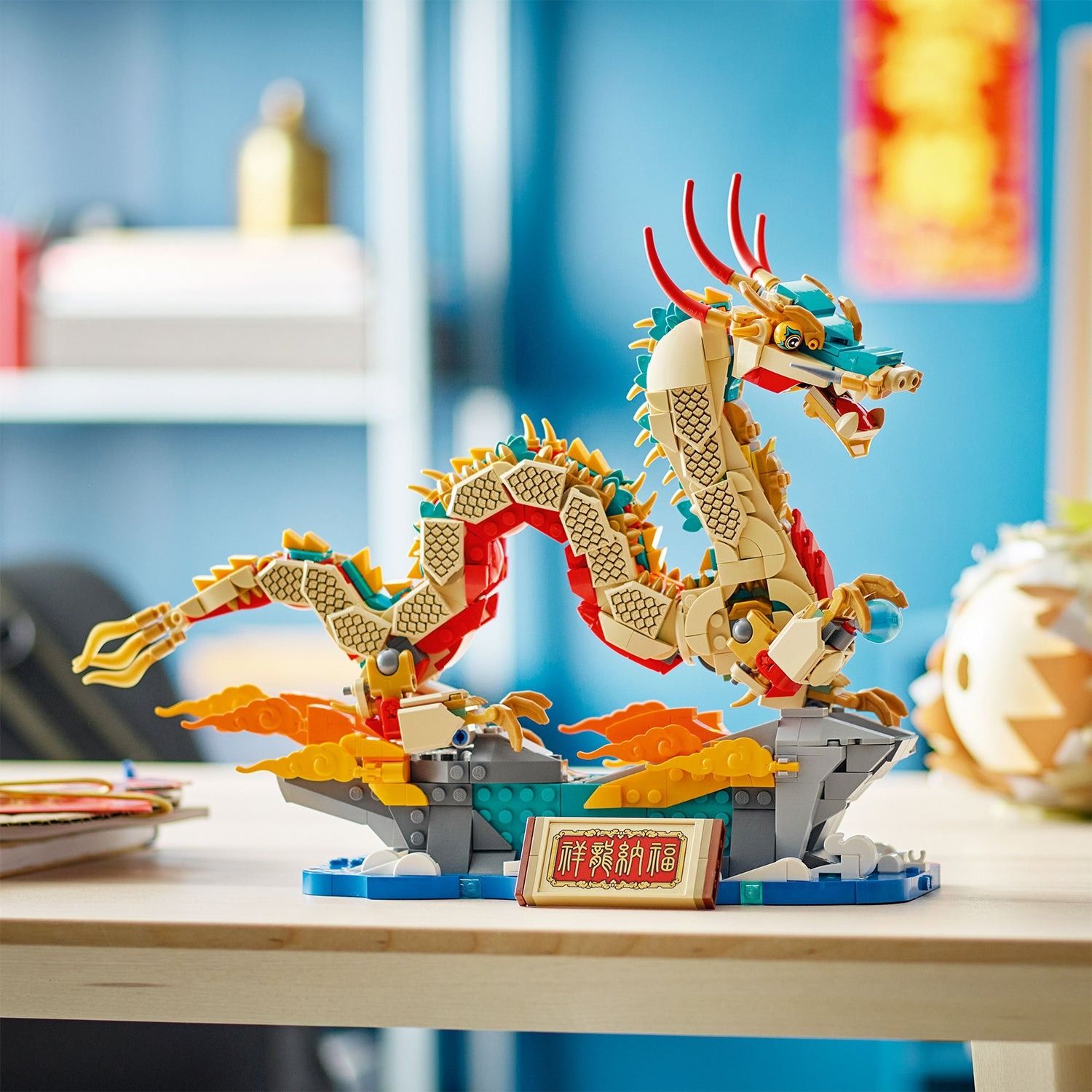 Lego Tết Auspicious Dragon Rồng 80112