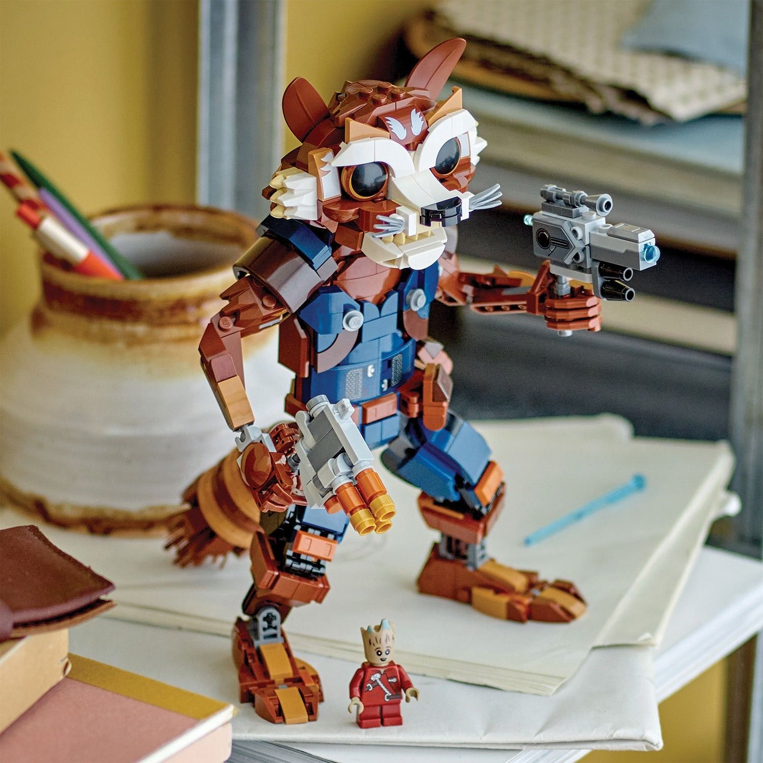Lego Marvel Rocket Và Bé Groot 76282