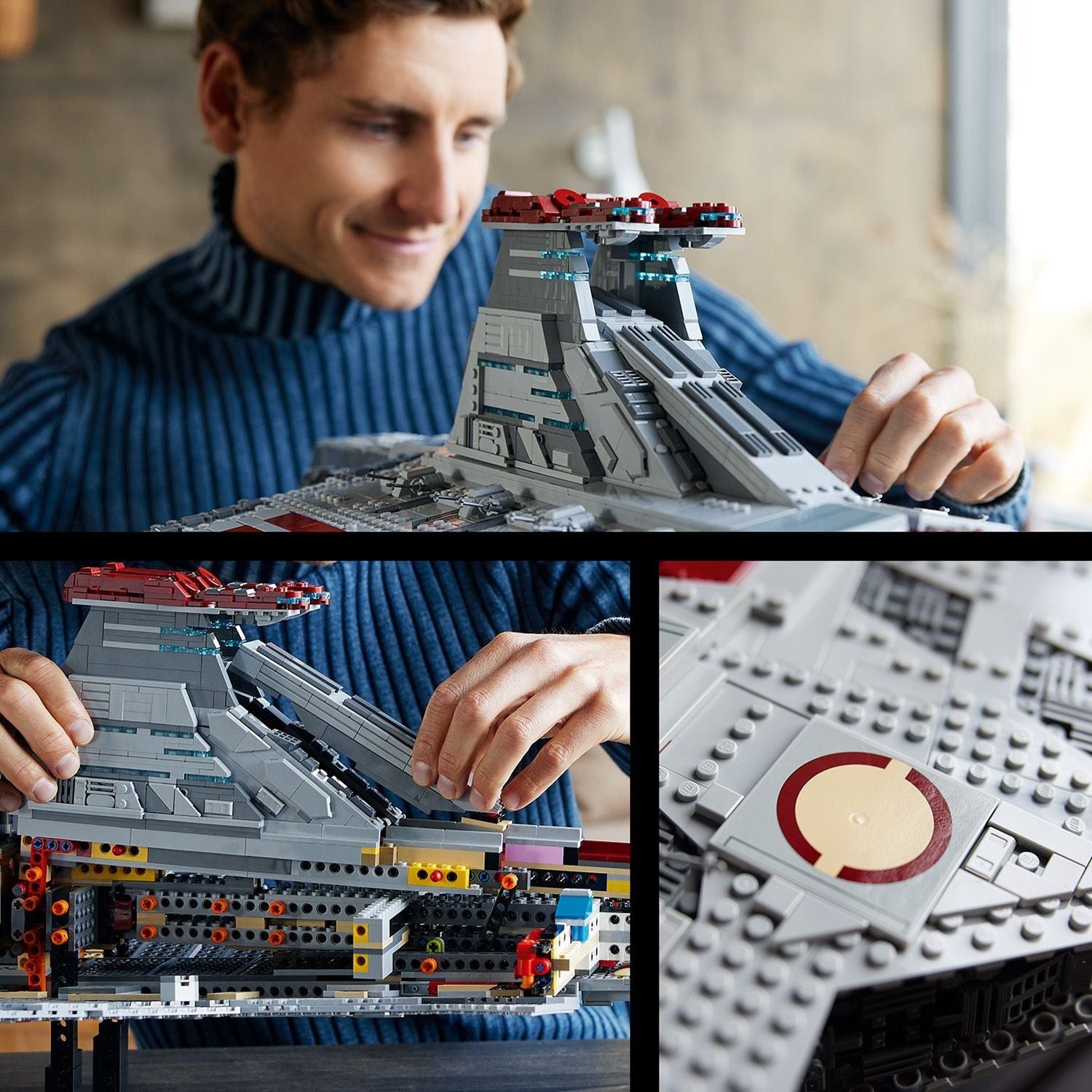 Lego Star Wars Venator-Class Republic Attack Cruiser Tàu Tuần Dương 75367