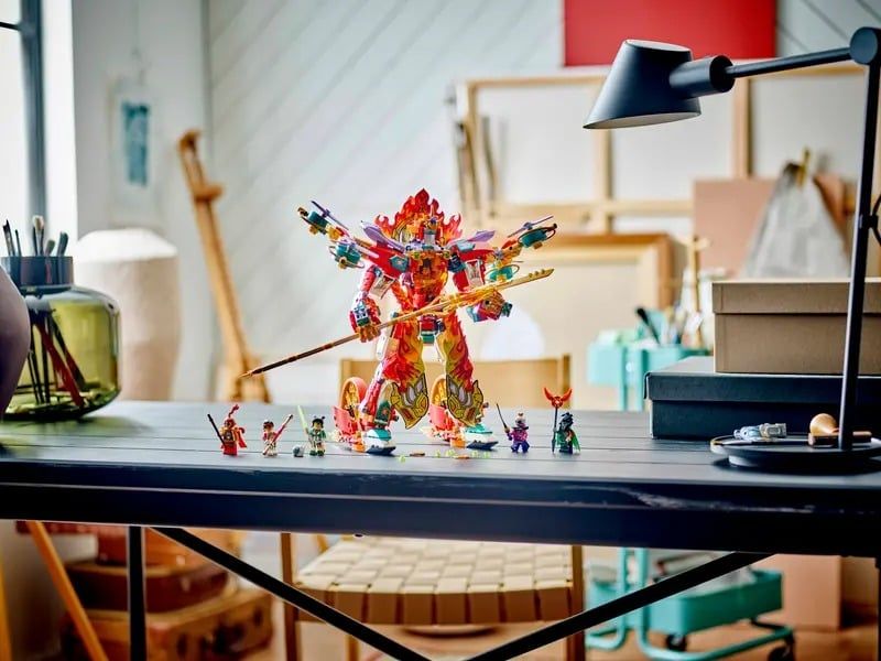 Lego Monkie Kid Nezha's Ring of Fire Mech Chiếc nhẫn lửa của Nezha 80057