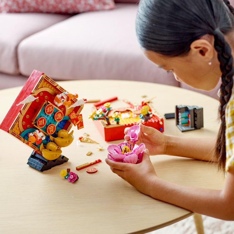 Lego Khung Tranh Trang Trí Năm Mới 80110