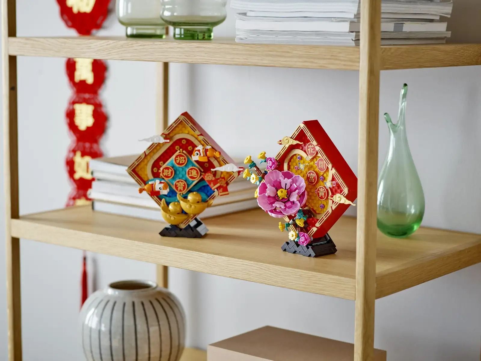Lego Khung Tranh Trang Trí Năm Mới 80110