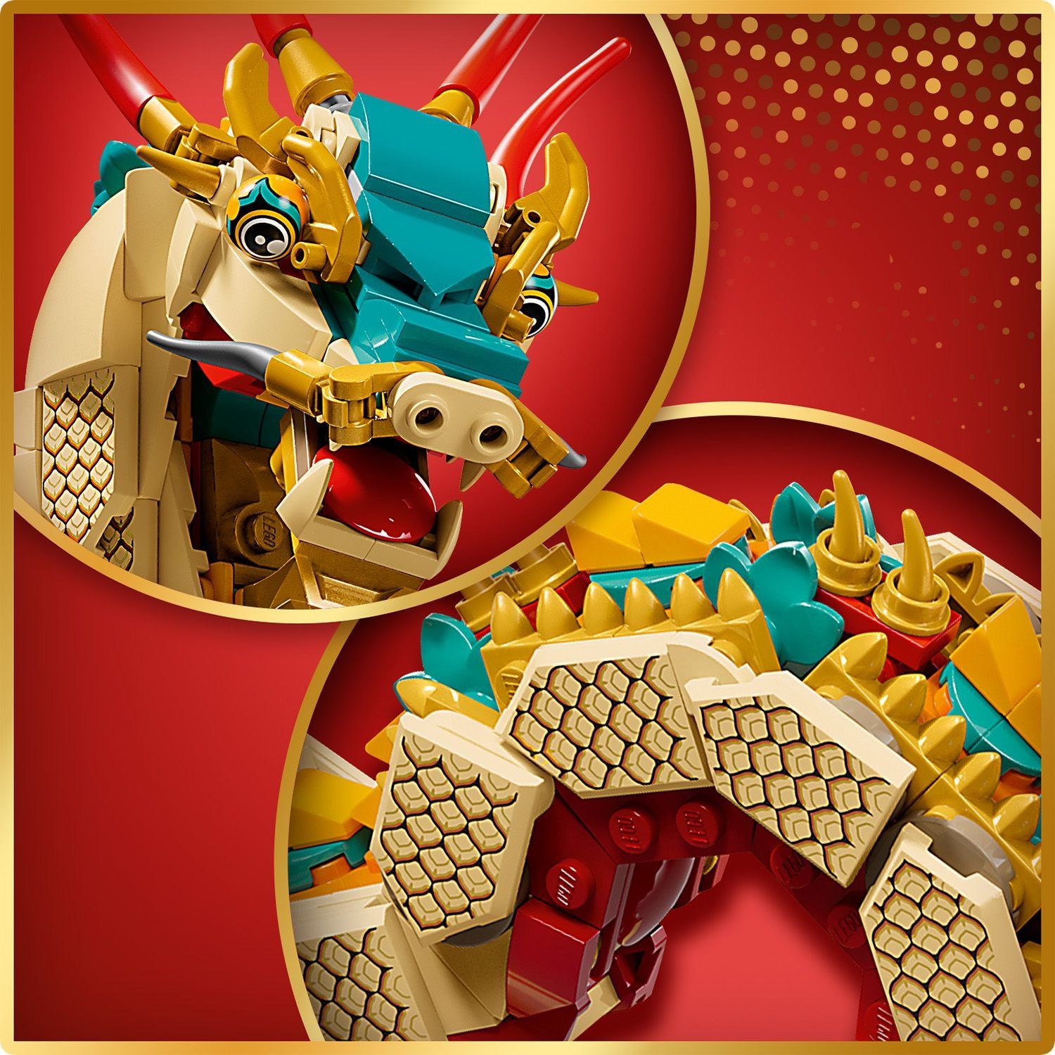 Lego Tết Auspicious Dragon Rồng 80112