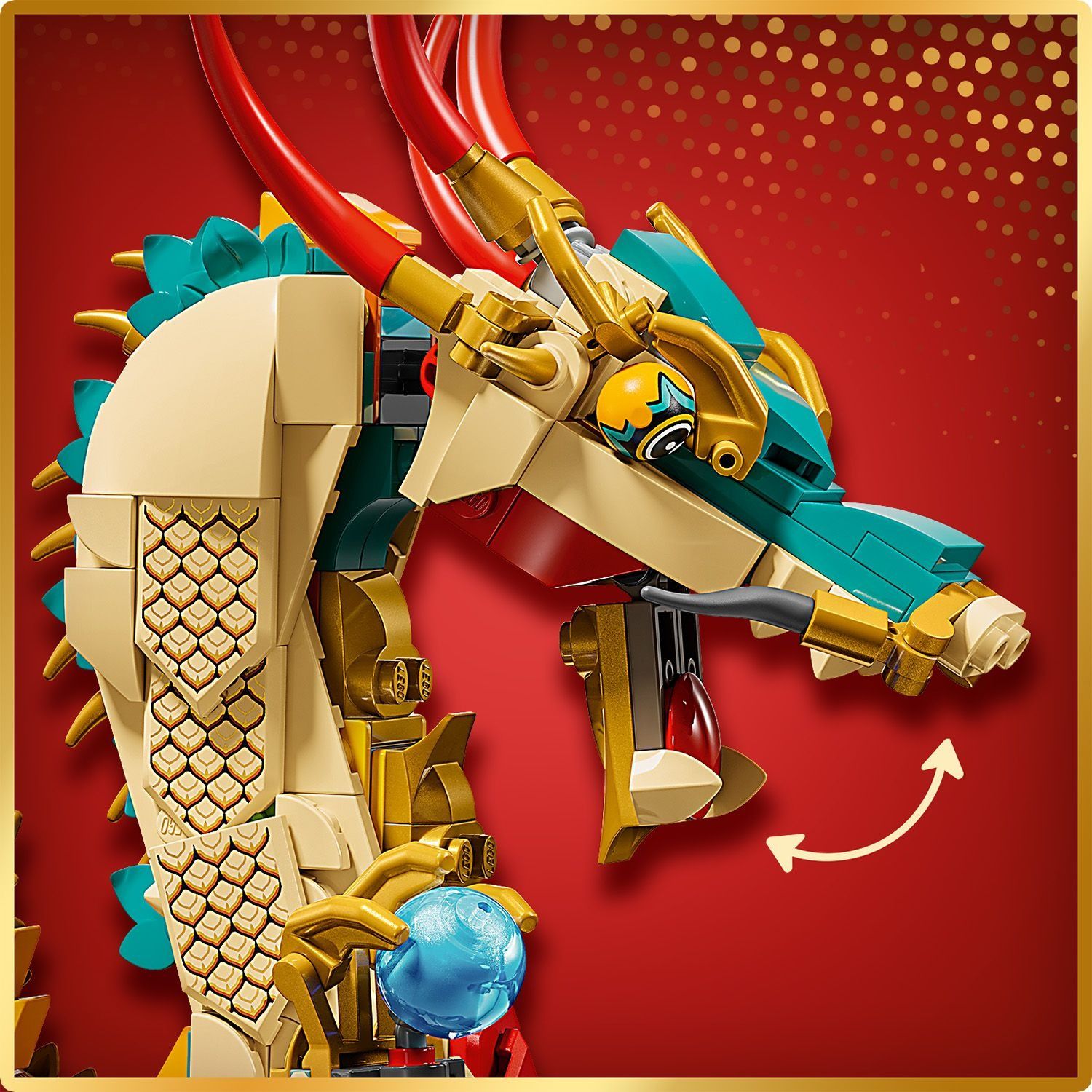 Lego Tết Auspicious Dragon Rồng 80112