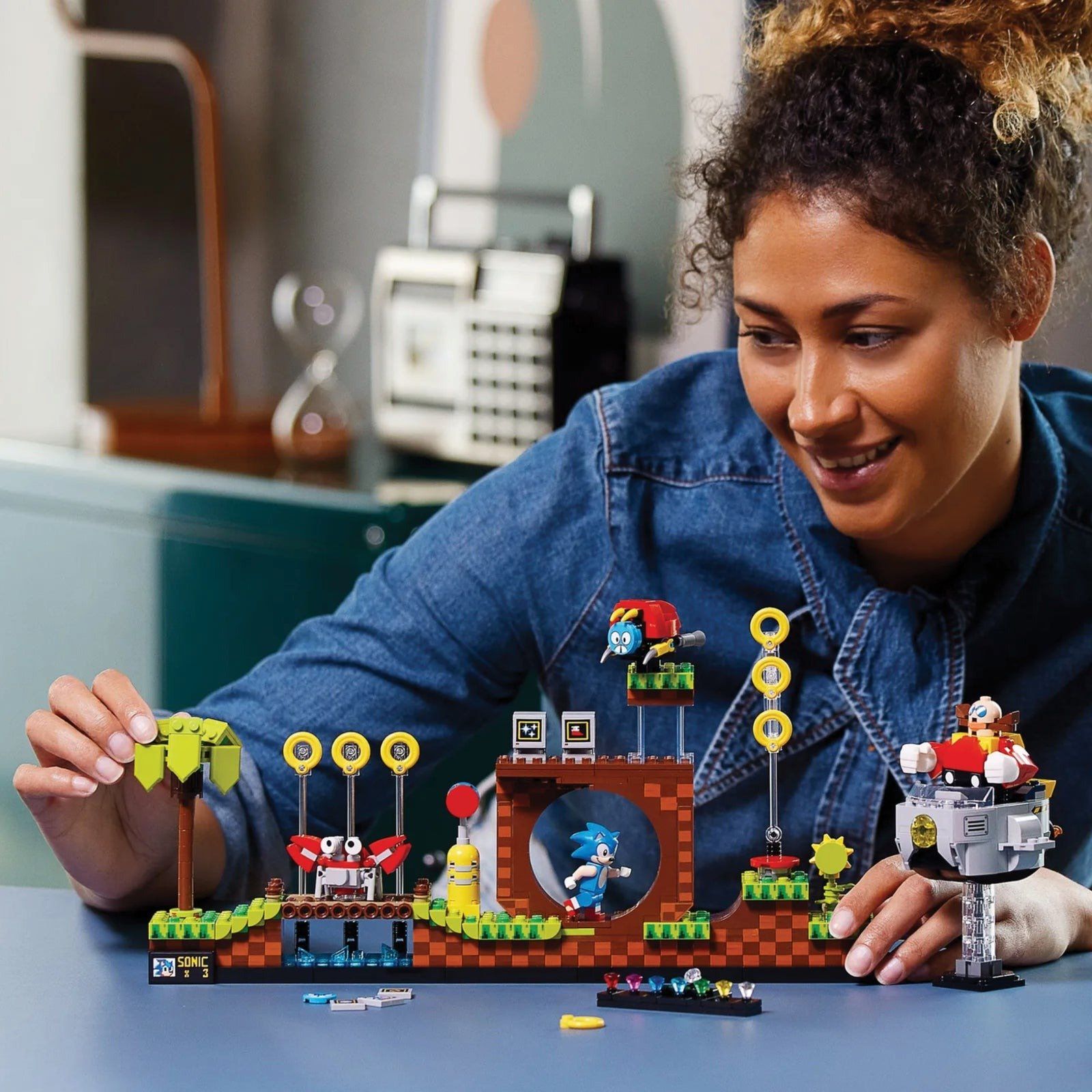 Lego Ideas Sonic the Hedgehog Đồi Xanh 21331