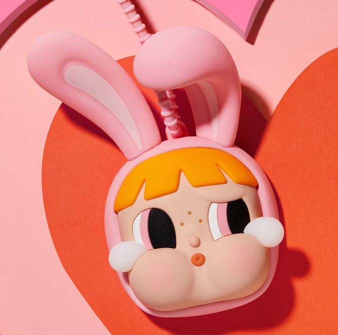 Gương Pop Mart Crybaby × Powerpuff Girls Series Mirror Pendant Trendy Peripheral Pendant
