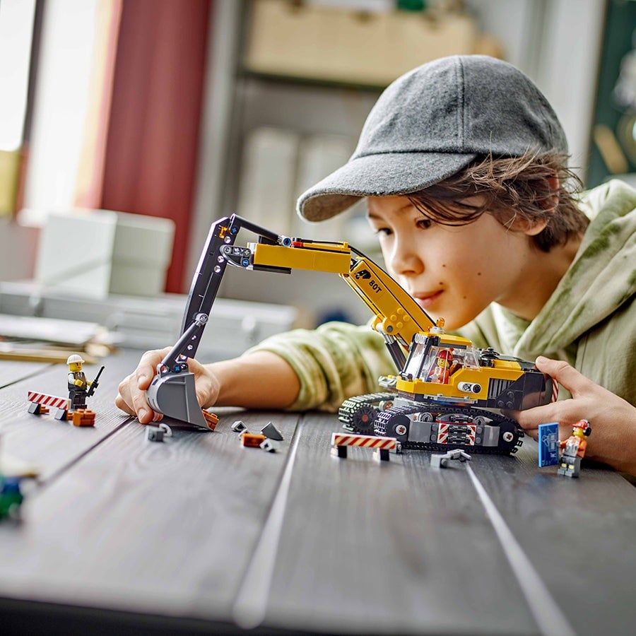 Lego City Yellow Construction Excavator 60420