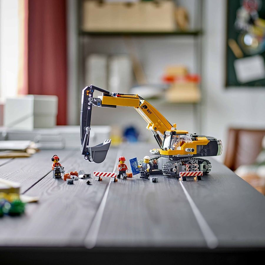 Lego City Yellow Construction Excavator 60420