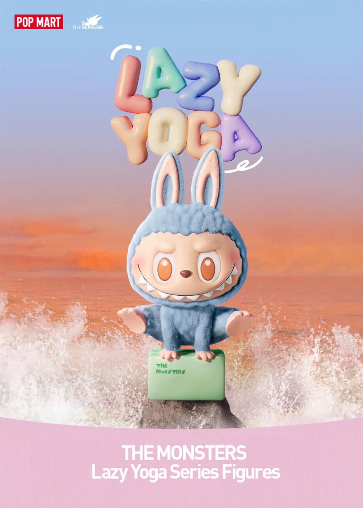 Mô Hình Đồ Chơi Pop Mart THE MONSTERS Lazy Yoga Series Figures 6931571002879