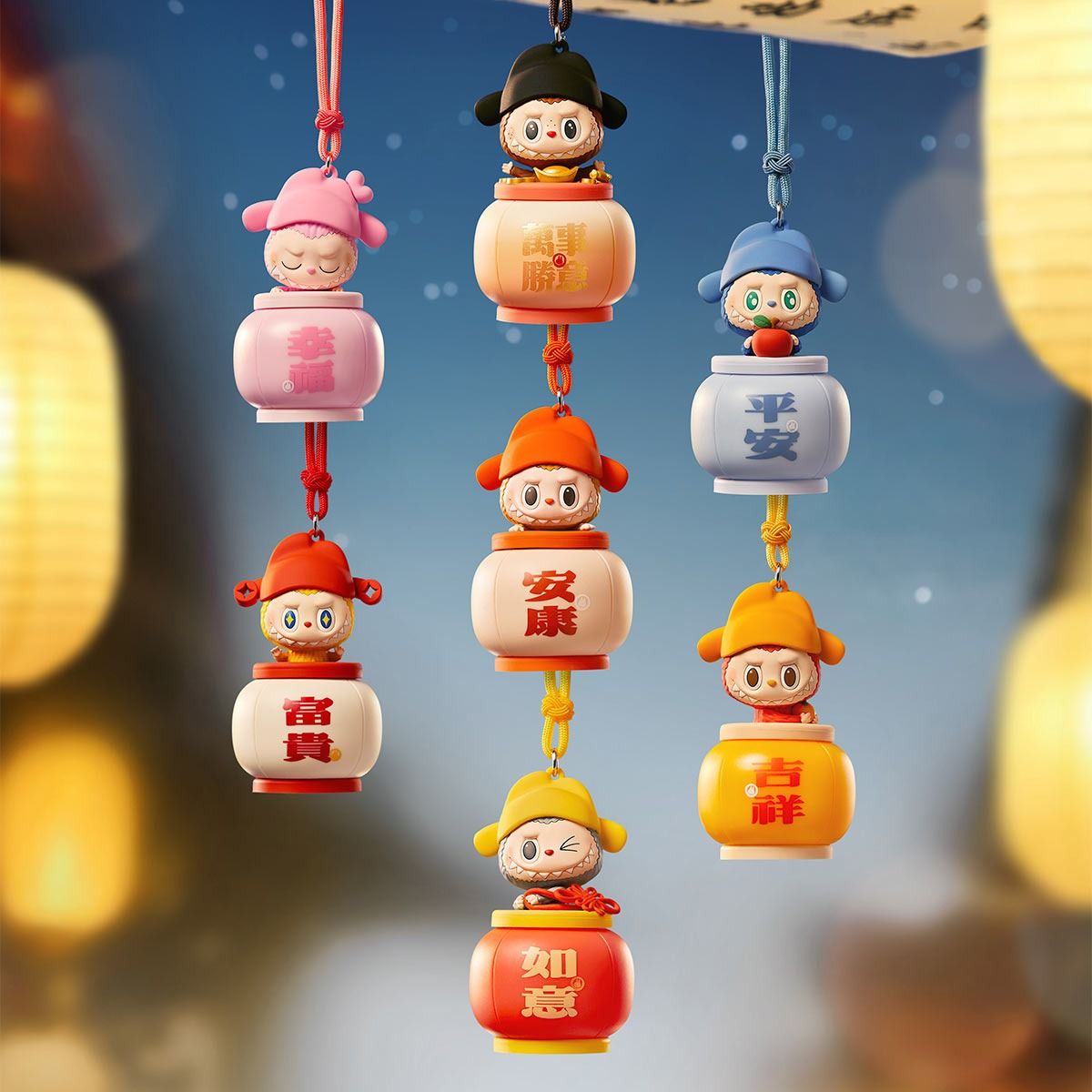 Mô Hình Đồ Chơi THE MONSTERS LABUBU Let's Have Fun Together Series-Night Light