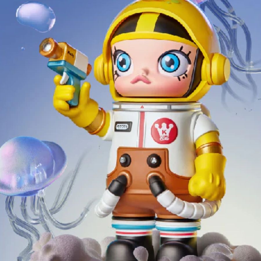 Mô Hình Đồ Chơi POP MART Mega Collection 100% Space Molly Series 1 6941448674887
