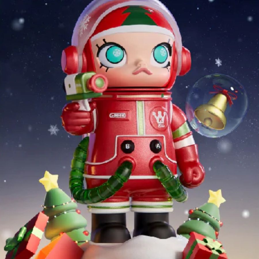Mô Hình Đồ Chơi POP MART Mega Collection 100% Space Molly Series 1 6941448674887