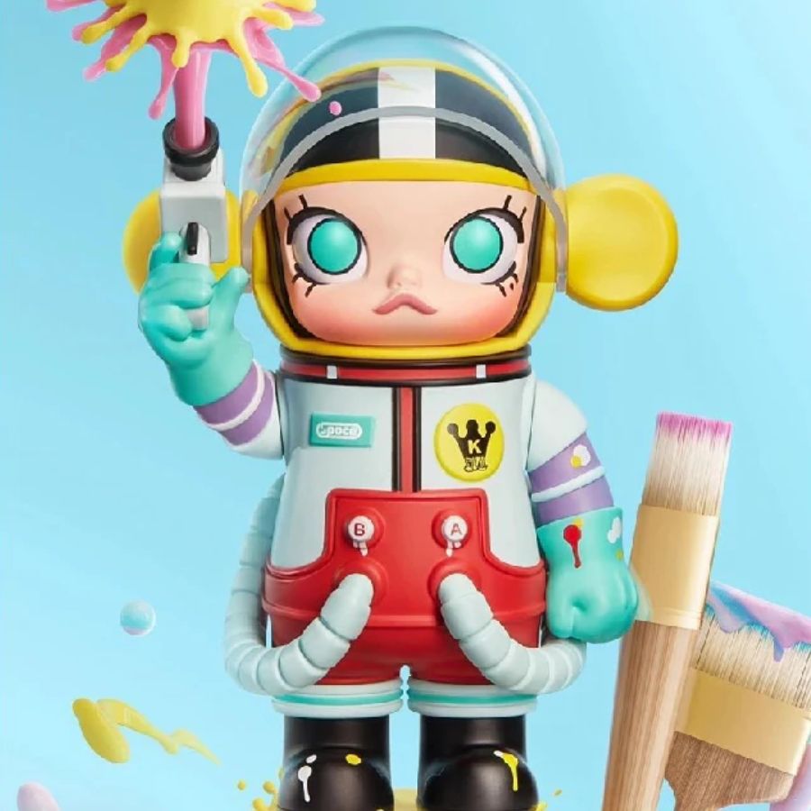 Mô Hình Đồ Chơi POP MART Mega Collection 100% Space Molly Series 1 6941448674887