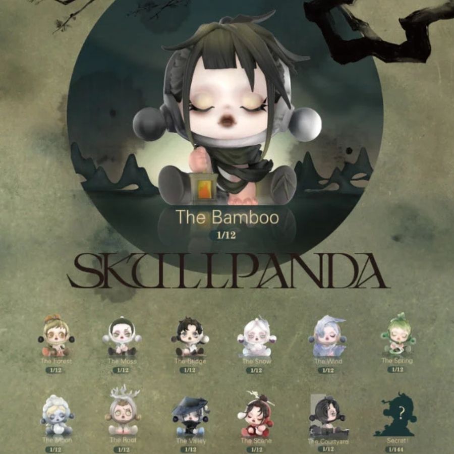 Mô Hình POP MART Skullpanda The Ink Plum Blossom 6941848238177