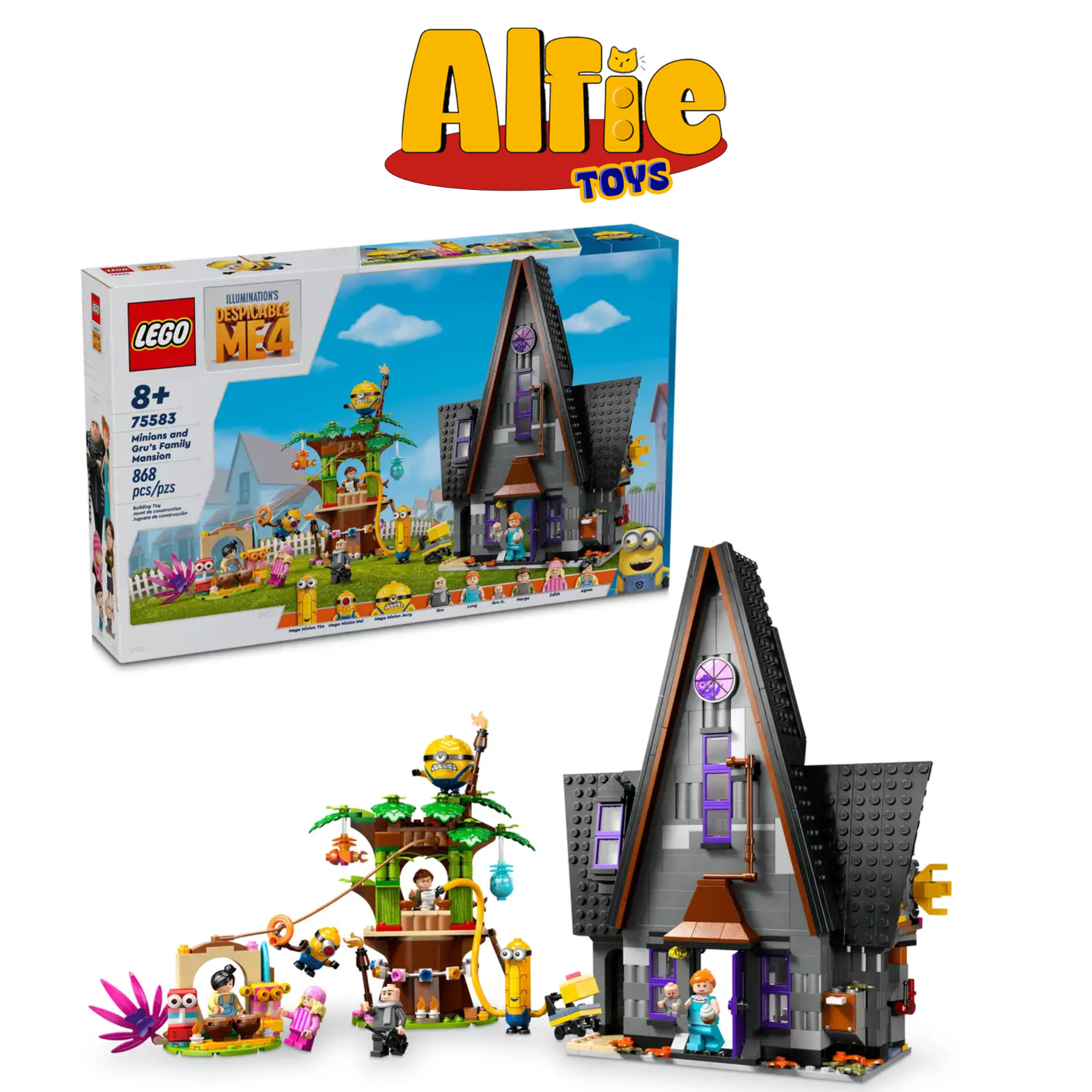Lego Star Wars Minions Và Gru's Family Mansion 75583