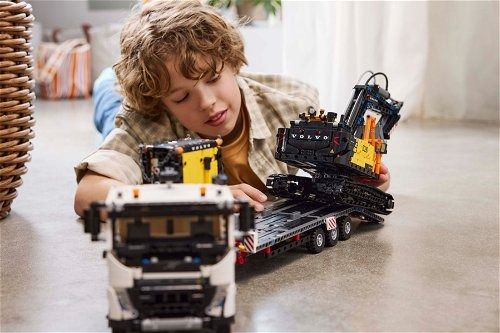 Lego Xe tải hạng nặng Volvo FMX & Máy Xúc EC230 Electric 42175