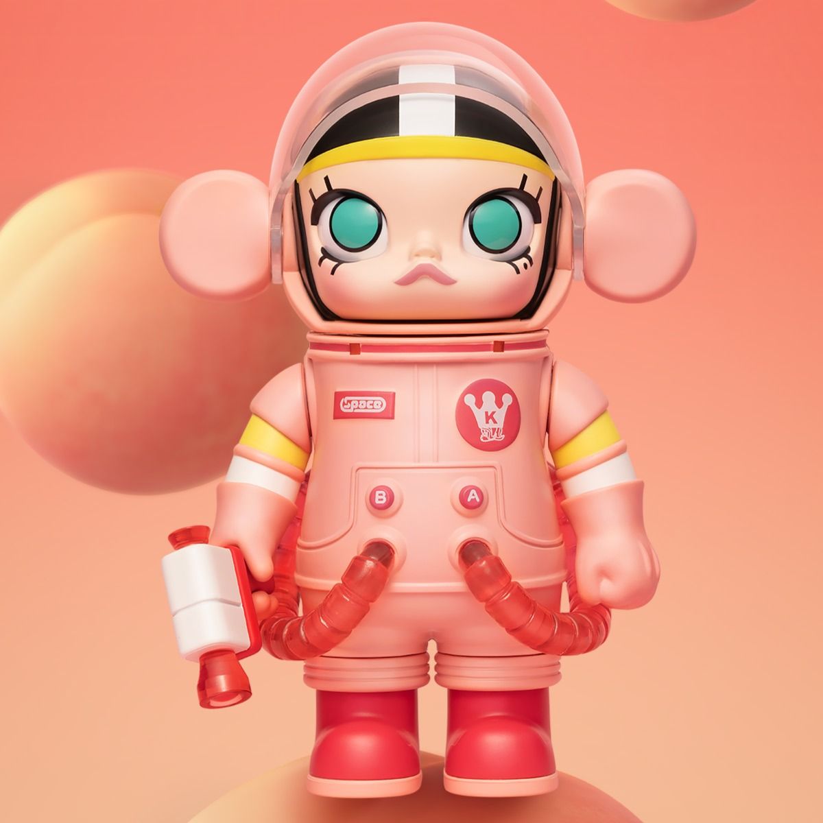 Mô Hình Đồ Chơi POP MART Mega Collection 100% Space Molly Series 3