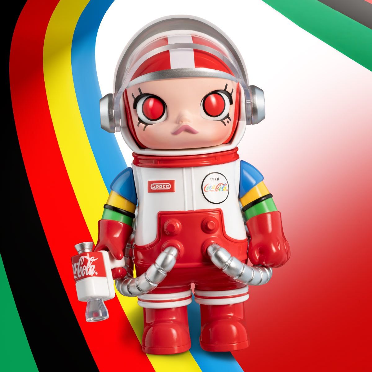 Mô Hình Đồ Chơi POP MART Mega Collection 100% Space Molly Series 3