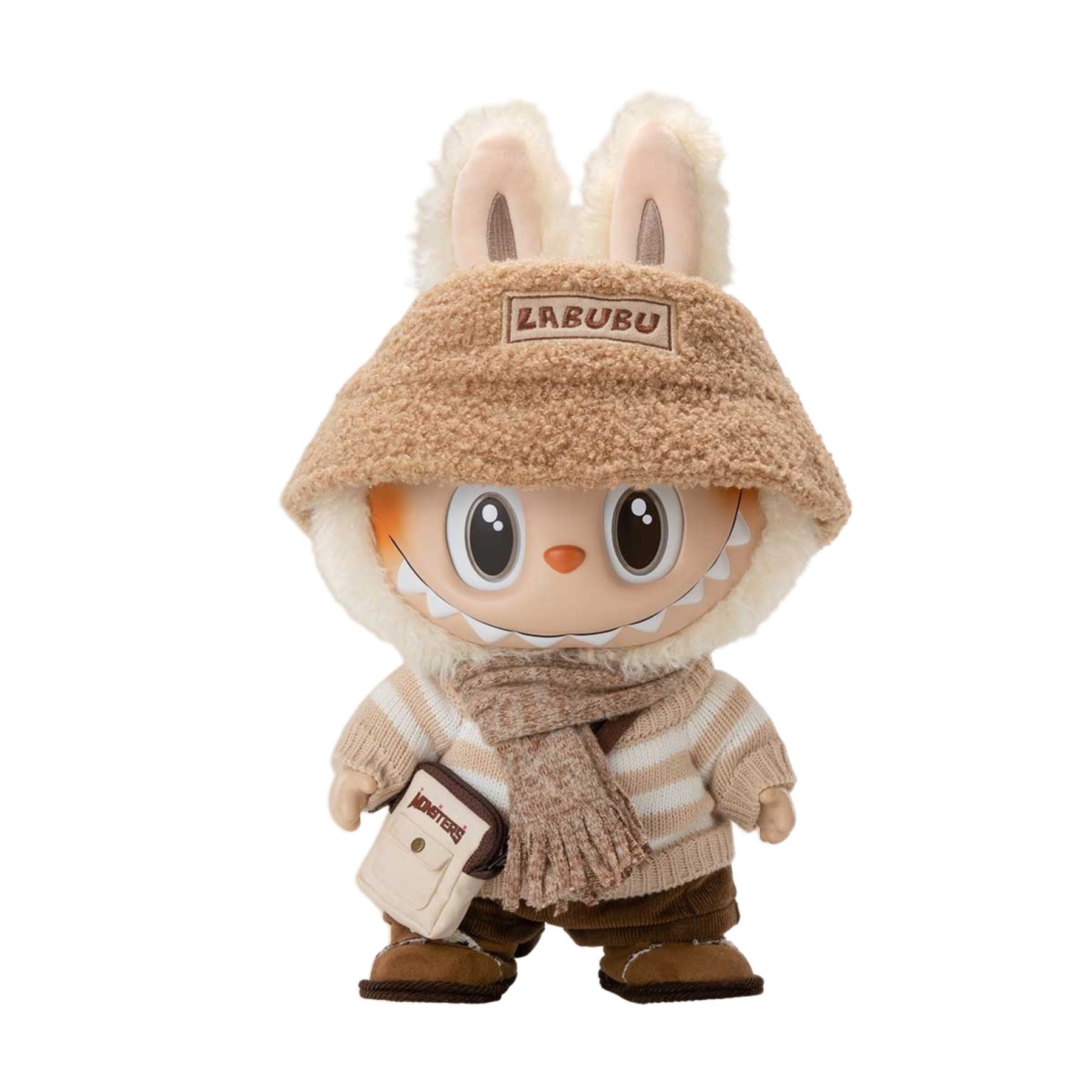 Mô Hình Đồ Chơi Pop Mart THE MONSTERS DRESS BE LATTE Vinyl Plush Doll (38 cm)