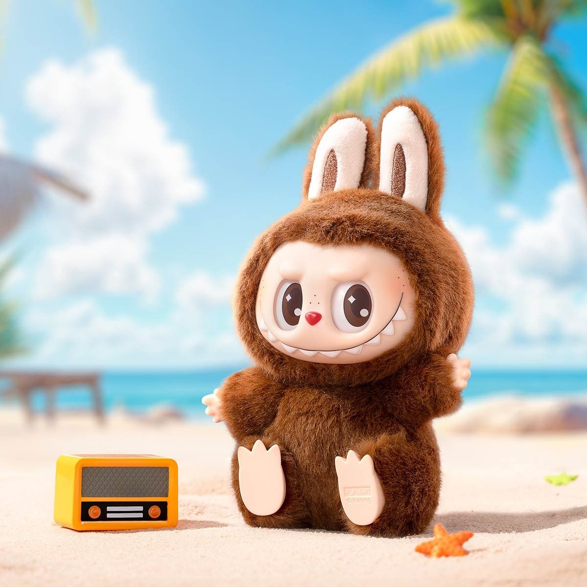 Popmart Labubu The Monster Have a Seat Vinyl Plush ( Ver 2)