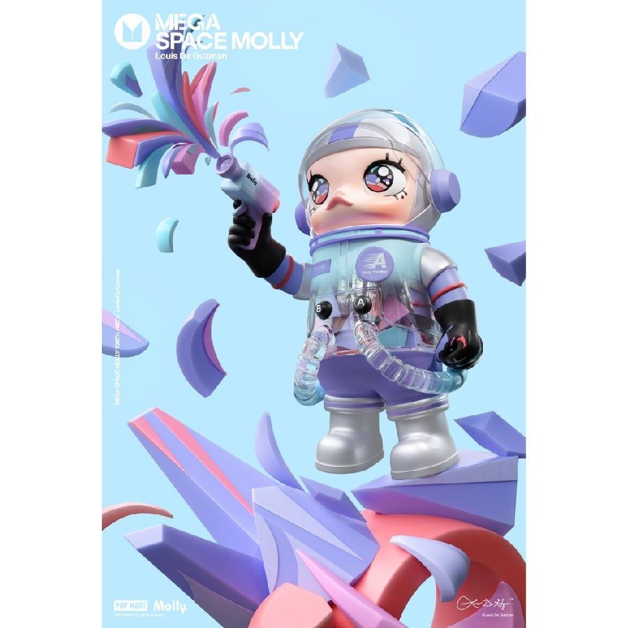 Mô Hình POP MART MEGA SPACE MOLLY 400% Louis De Guzman POP MART 6941848273741