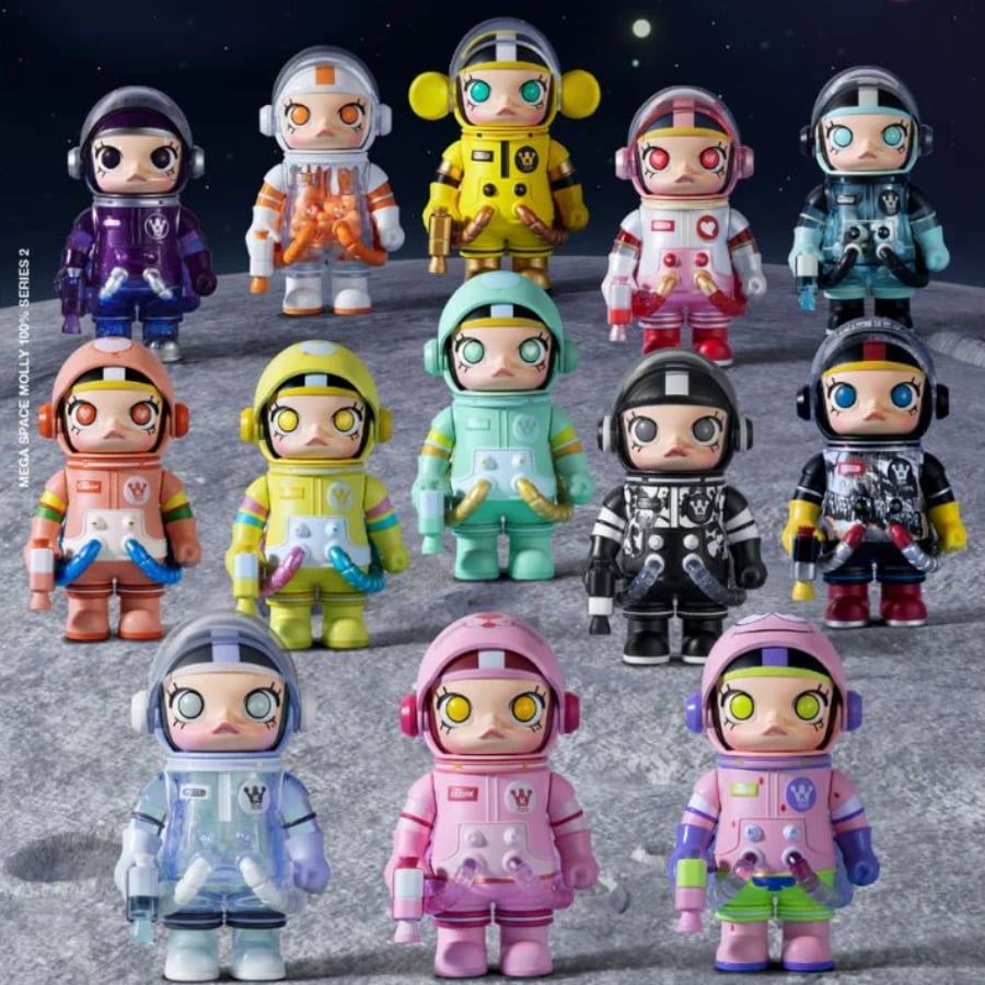 Mô Hình POP MART MEGA SPACE MOLLY 100% Series 2-B 6941848236586